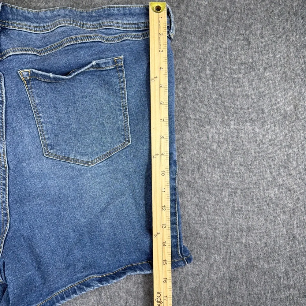 Torrid‎ Shorts Womens Size 22 Blue Jean High Rise Stretch